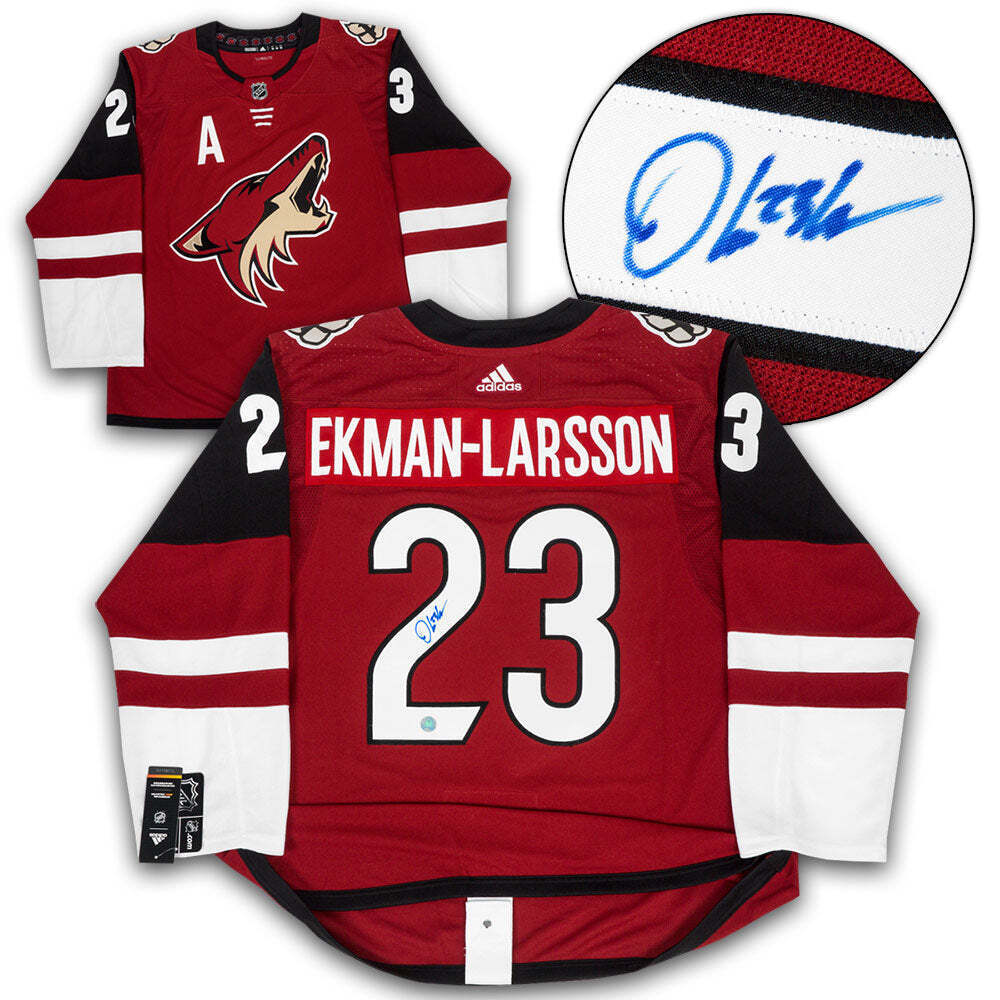Oliver Ekman-Larsson Arizona Coyotes Autographed Adidas Jersey Image 1