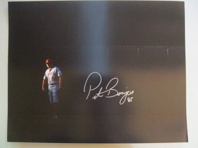 PETER BOURJOS Signed 16x20 Matte Photo Los Angeles ANGELS Auto Autograph Image 1