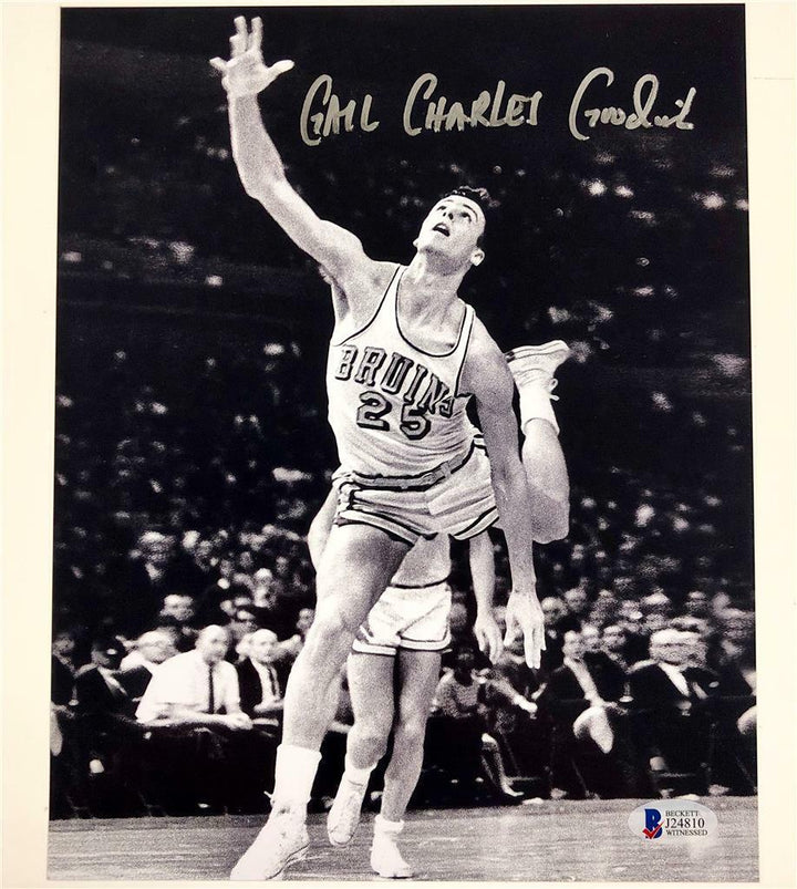 GAIL CHARLES GOODRICH signed UCLA Bruins 8x10 photo  BAS COA Beckett Witnessed Image 1