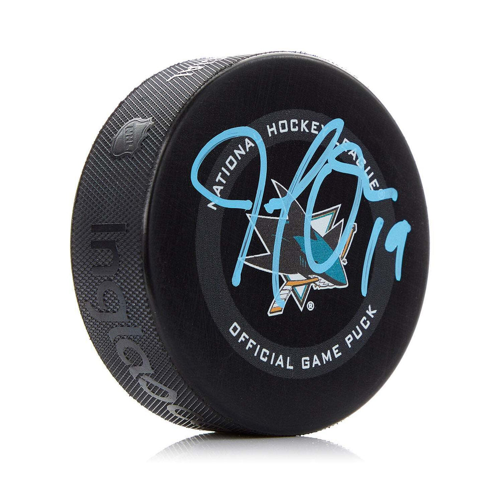 OWEN NOLAN Signed Autograph San Jose Sharks Mini Locker Series.WITNESS JSA  - Autographed NHL Figurines at 's Sports Collectibles Store