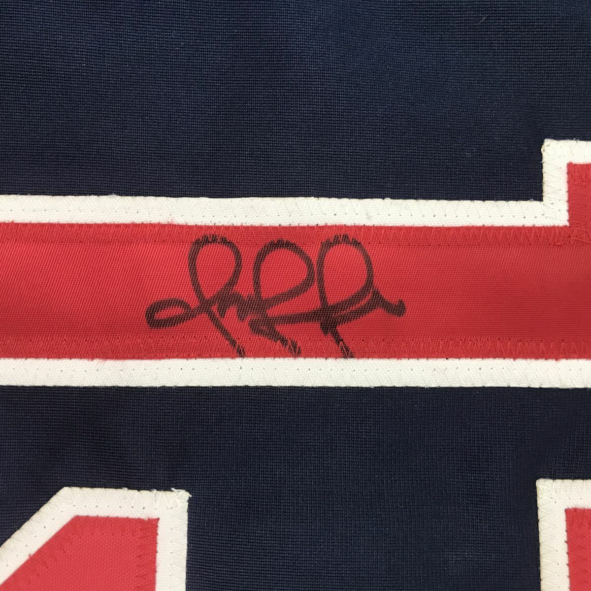 Autographed/Signed Omar Vizquel Cleveland Blue Baseball Jersey PSA/DNA COA