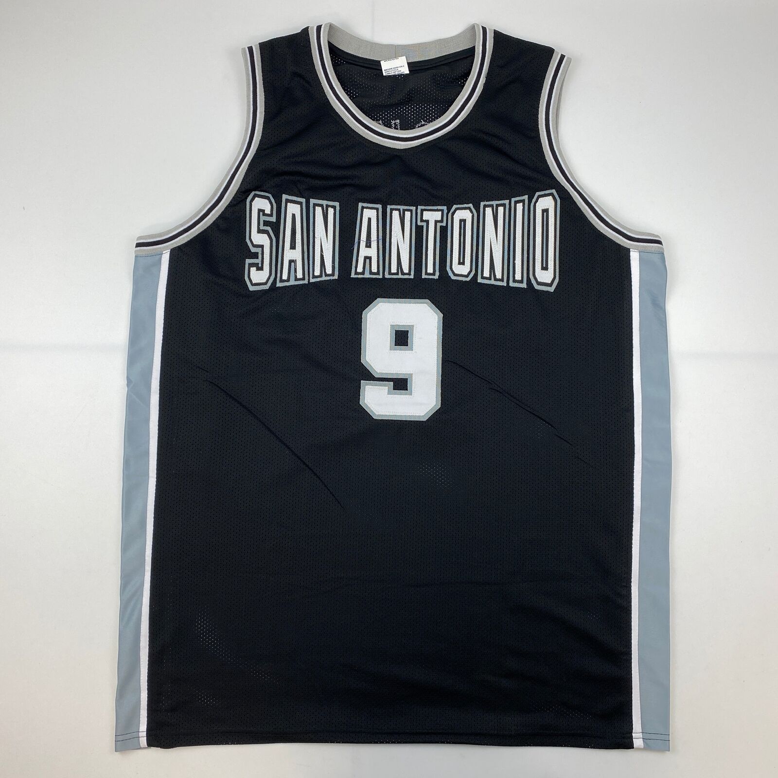 Tony Parker Autographed San Antonio Spurs Black Mitchell & Ness