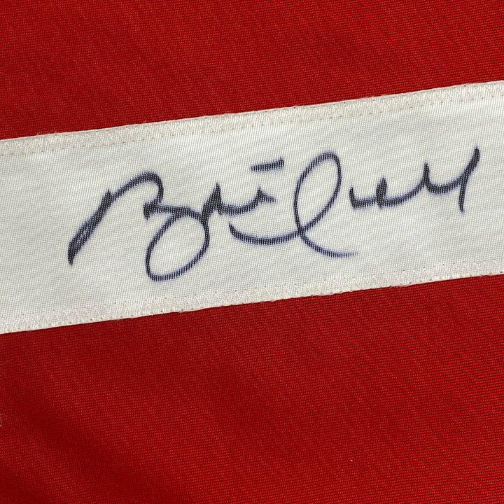 Autographed/Signed Brett Hull Detroit Red Hockey Jersey JSA COA Auto Image 3