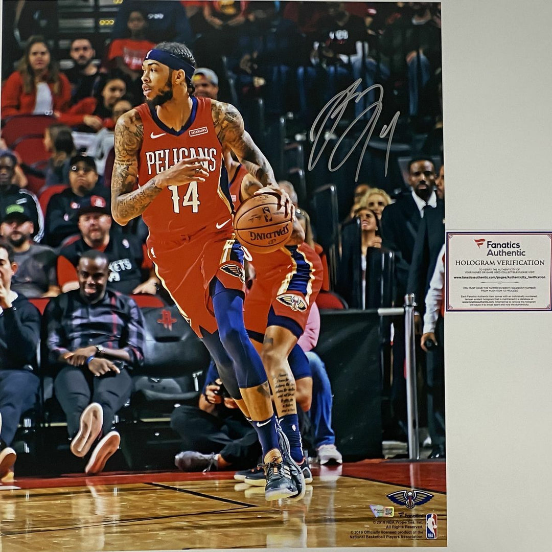 Autographed/Signed BRANDON INGRAM New Orleans Pelicans 16x20 Photo Fanatics COA Image 1