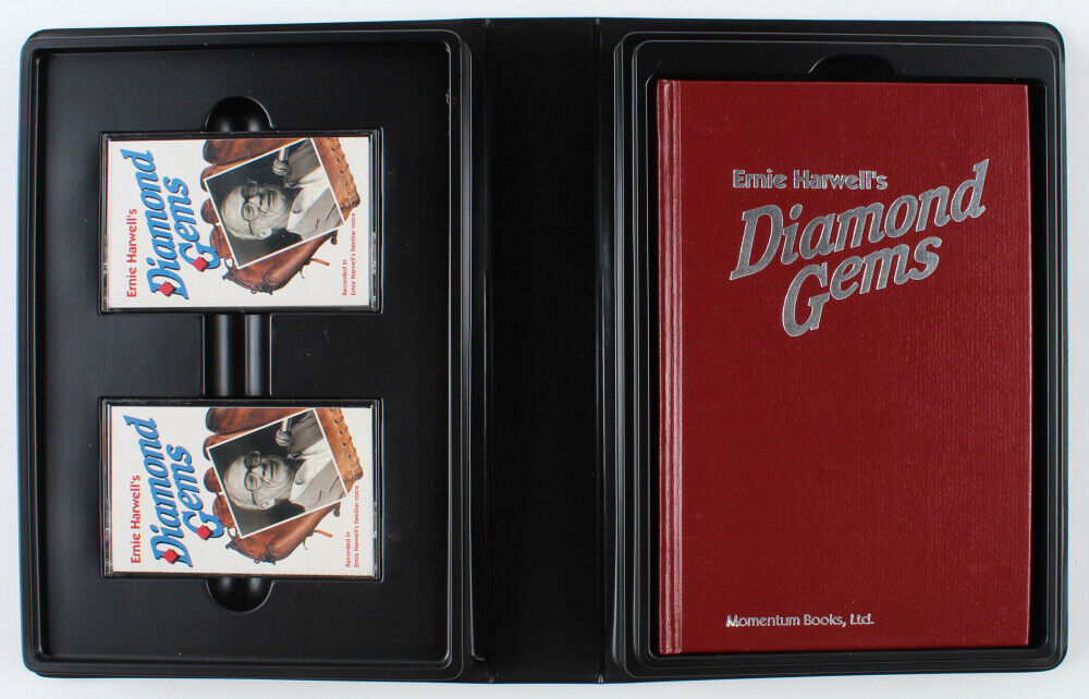 ERNIE HARWELL SIGNED DIAMOND GEMS L/E BOOK + AUDIO CASSETTES & BINDER w/ PSA COA Image 4