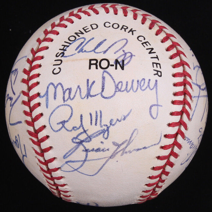 BERNIE WILLIAMS + MLB STARS SIGNED BALL w/DAVID CONE NAGY CLAYTON MYERS VALENTIN Image 2