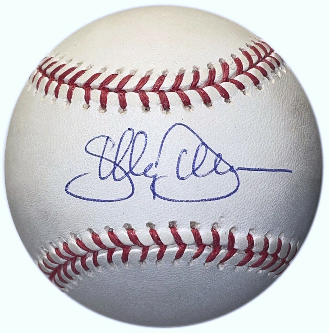 SHELLEY DUNCAN SIGNED OML SELIG BASEBALL w/MLB & STEINER AUTH INDIANS RAYS YANKS Image 1