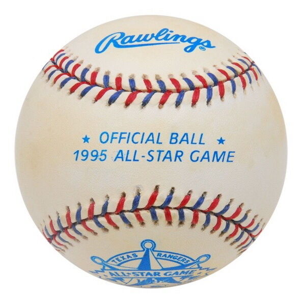 ROLLIE FINGERS SIGNED OFFICIAL 1995 TEXAS RANGERS ALL STAR GAME OML BALL JSA COA Image 6