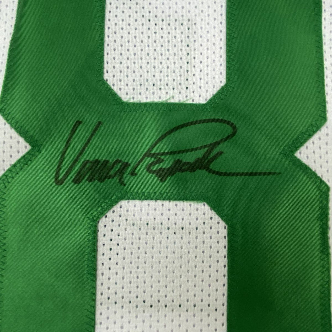 Autographed/Signed VINCE PAPALE Philadelphia White Football Jersey JSA COA Auto Image 12