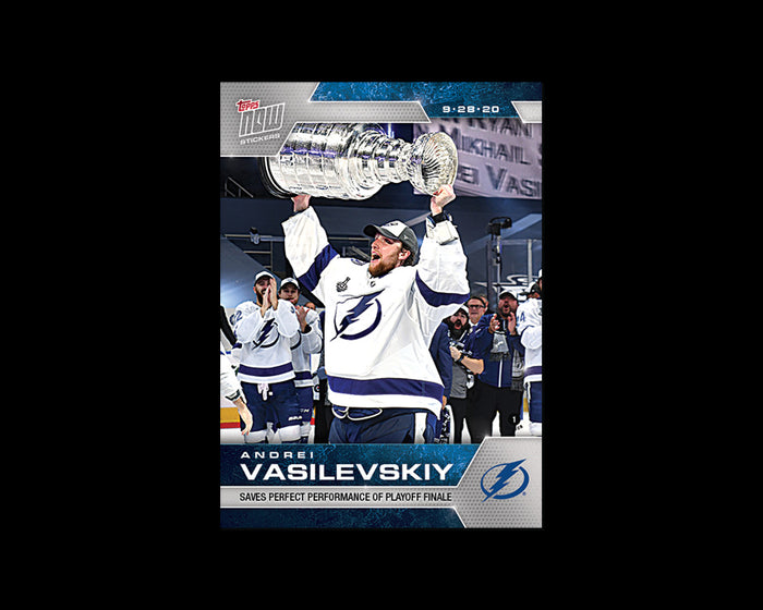 TAMPA BAY LIGHTNING STANLEY CUP CHAMPIONS TOPPS NOW 7-STICKER PACK #SCP203 - 209 Image 4