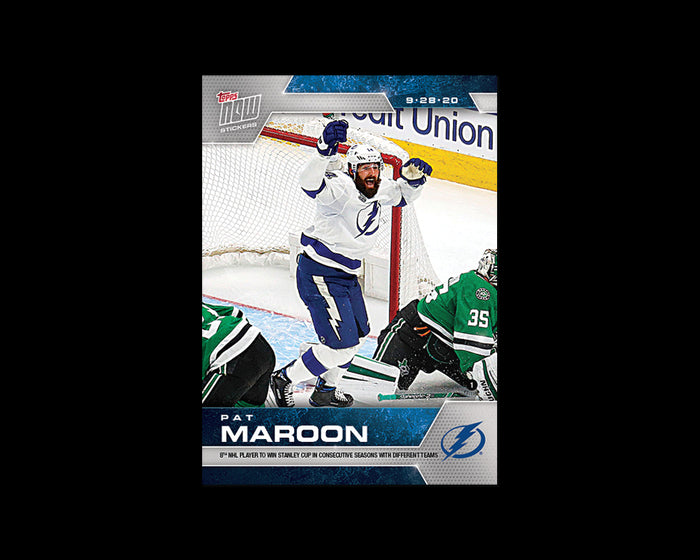 TAMPA BAY LIGHTNING STANLEY CUP CHAMPIONS TOPPS NOW 7-STICKER PACK #SCP203 - 209 Image 6