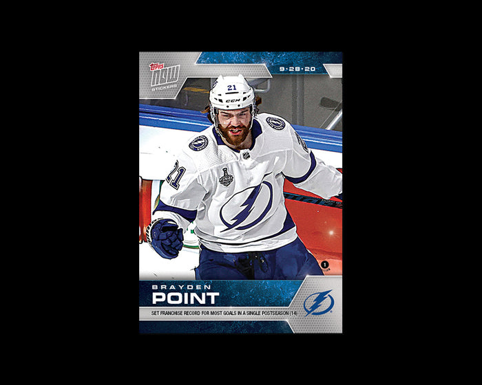 TAMPA BAY LIGHTNING STANLEY CUP CHAMPIONS TOPPS NOW 7-STICKER PACK #SCP203 - 209 Image 7