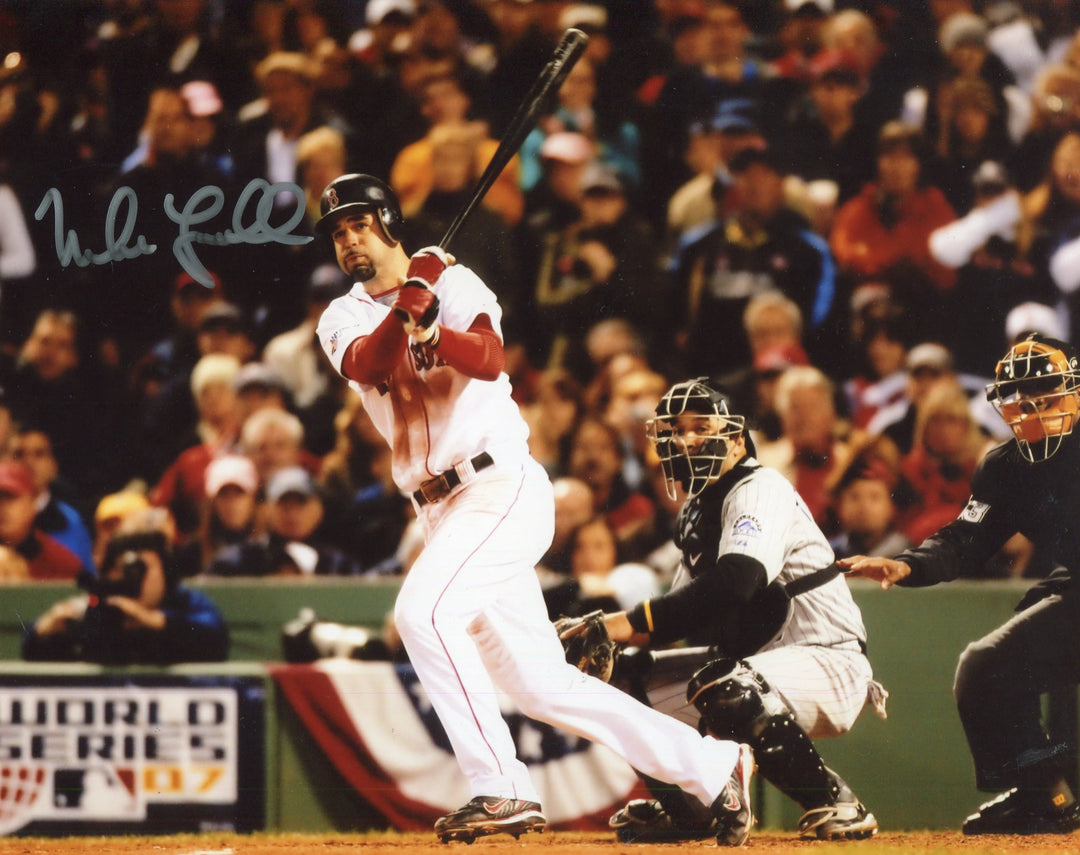 Mike Lowell Autographed 8x10 Photo Image 1