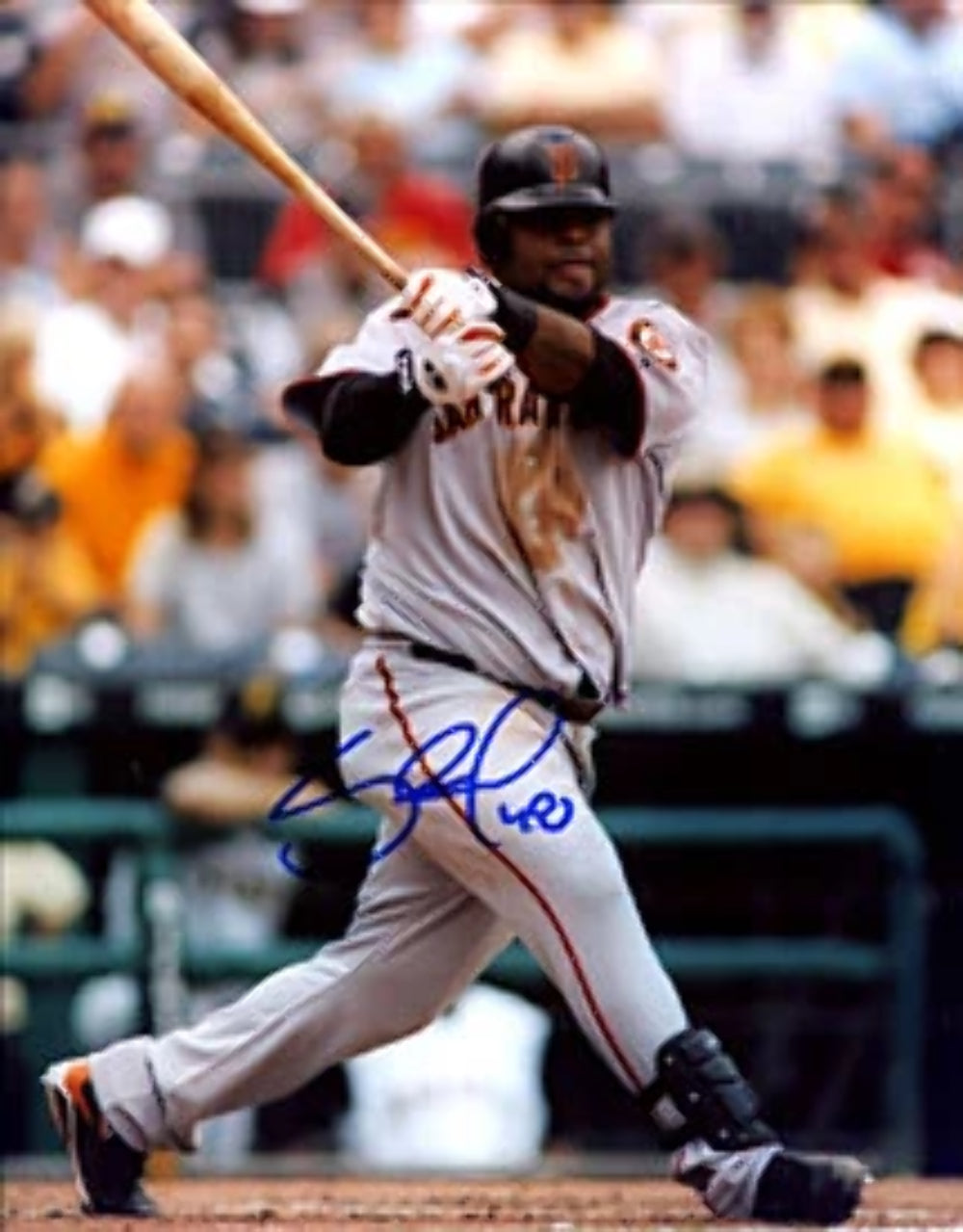 Pablo Sandoval Autographed / Signed Hitting 8x10 Photo Image 2