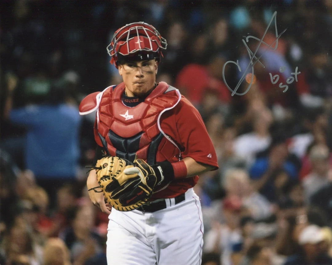 Christian Vazquez Autographed 8x10 Photo Image 1