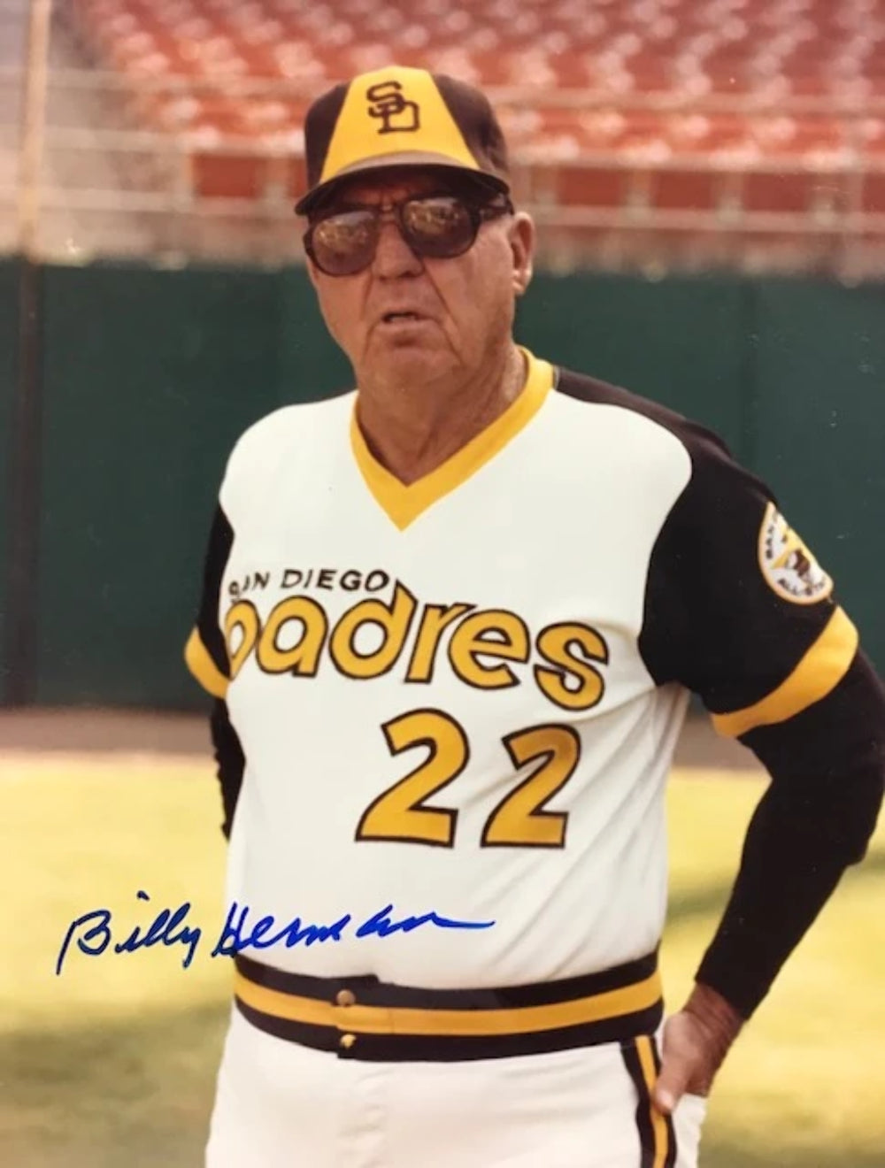 Billy Herman Autographed 8x10 Baseball Photo Image 2