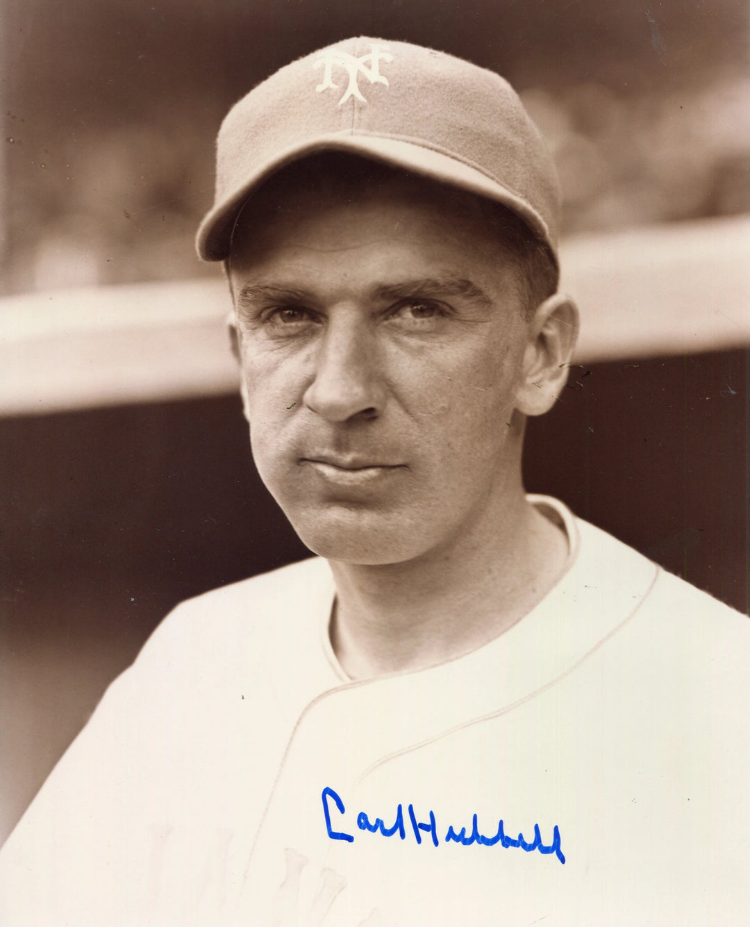 Carl Hubbell Autographed 8x10 Photo Image 1