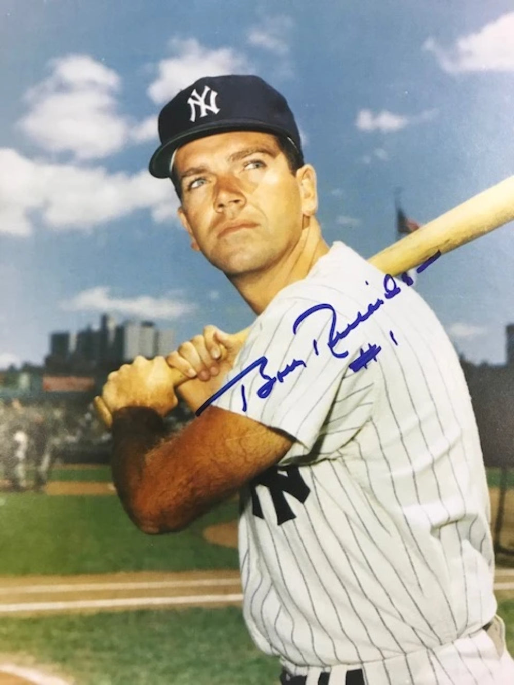 Bobby Richardson Autographed 8x10 Baseball Photo Image 1