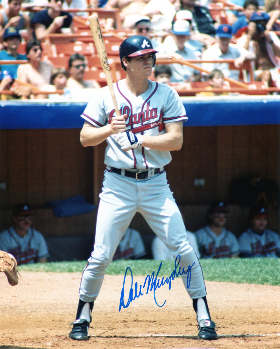 Dale Murphy Autographed 8x10 Photo (JSA) Image 1