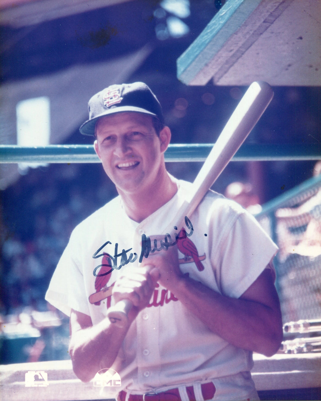 Stan Musial Autographed 8x10 Photo Image 2