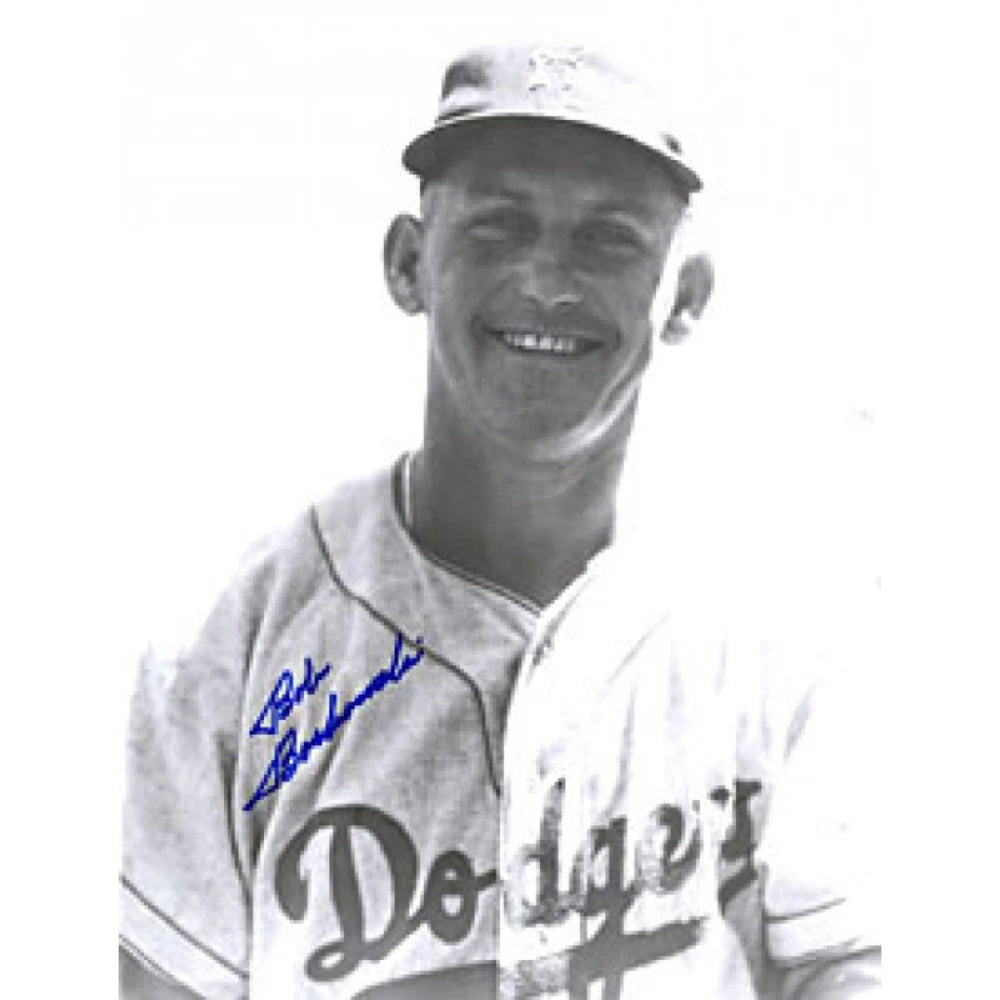 Bob Borkowski Autographed / Signed Brooklyn Dodgers 8x10 Photo Image 1