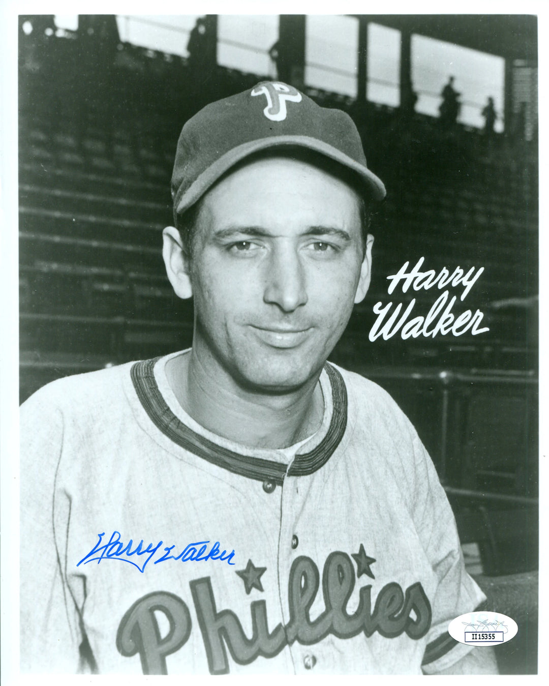 Harry Walker Autographed 8x10 Photo (JSA) Image 2