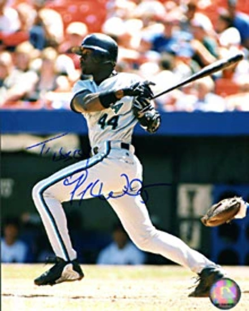 Preston Wilson Autographed / Signed Hiting 8x10 Photo Image 2