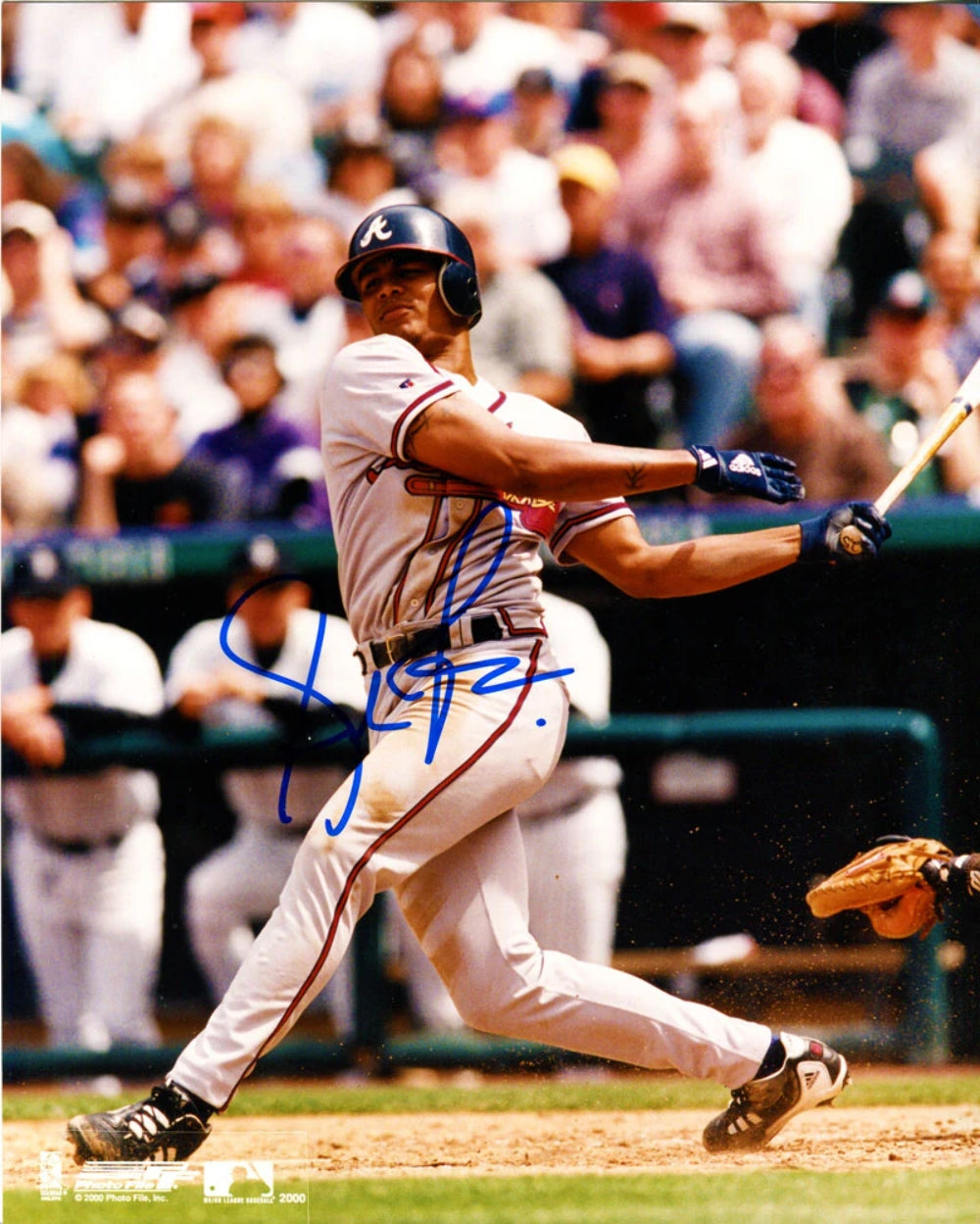 Andruw Jones Autographed 8x10 Photo Image 6