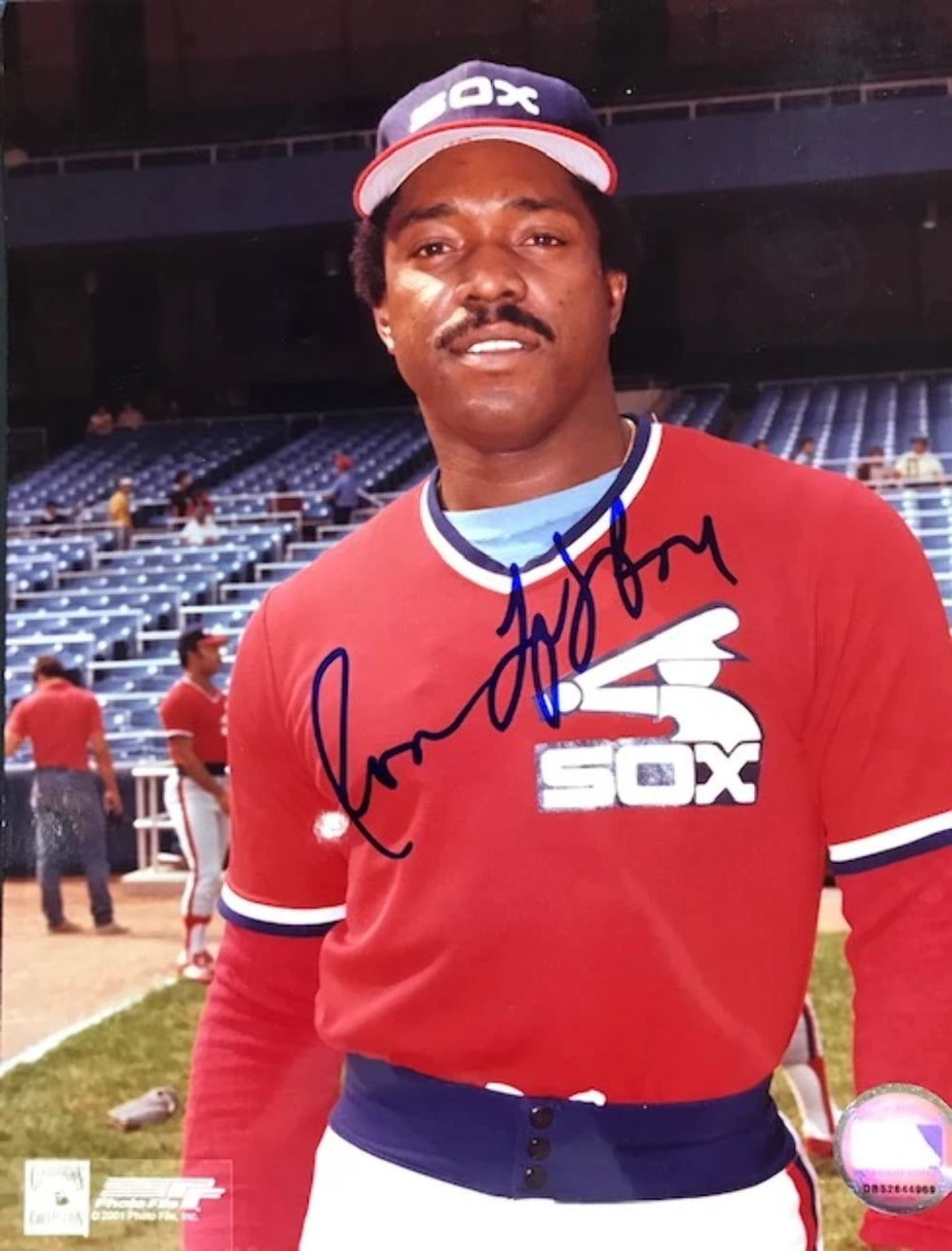 Ron LeFlore Autographed 8x10 Baseball Photo Image 2