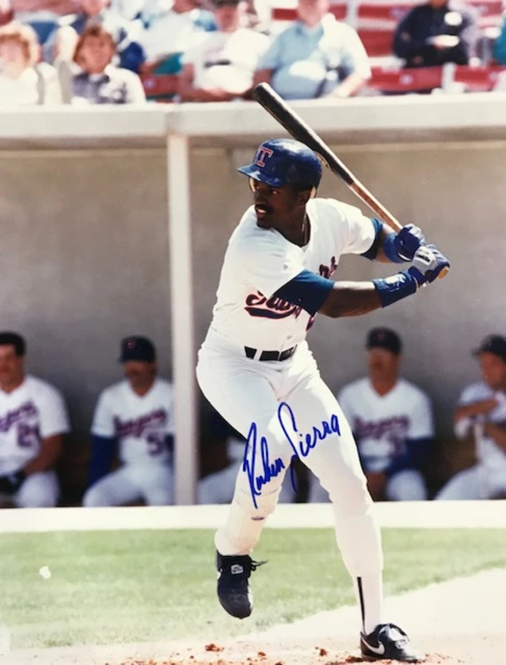 Ruben Sierra Autographed 8x10 Baseball Photo Image 2