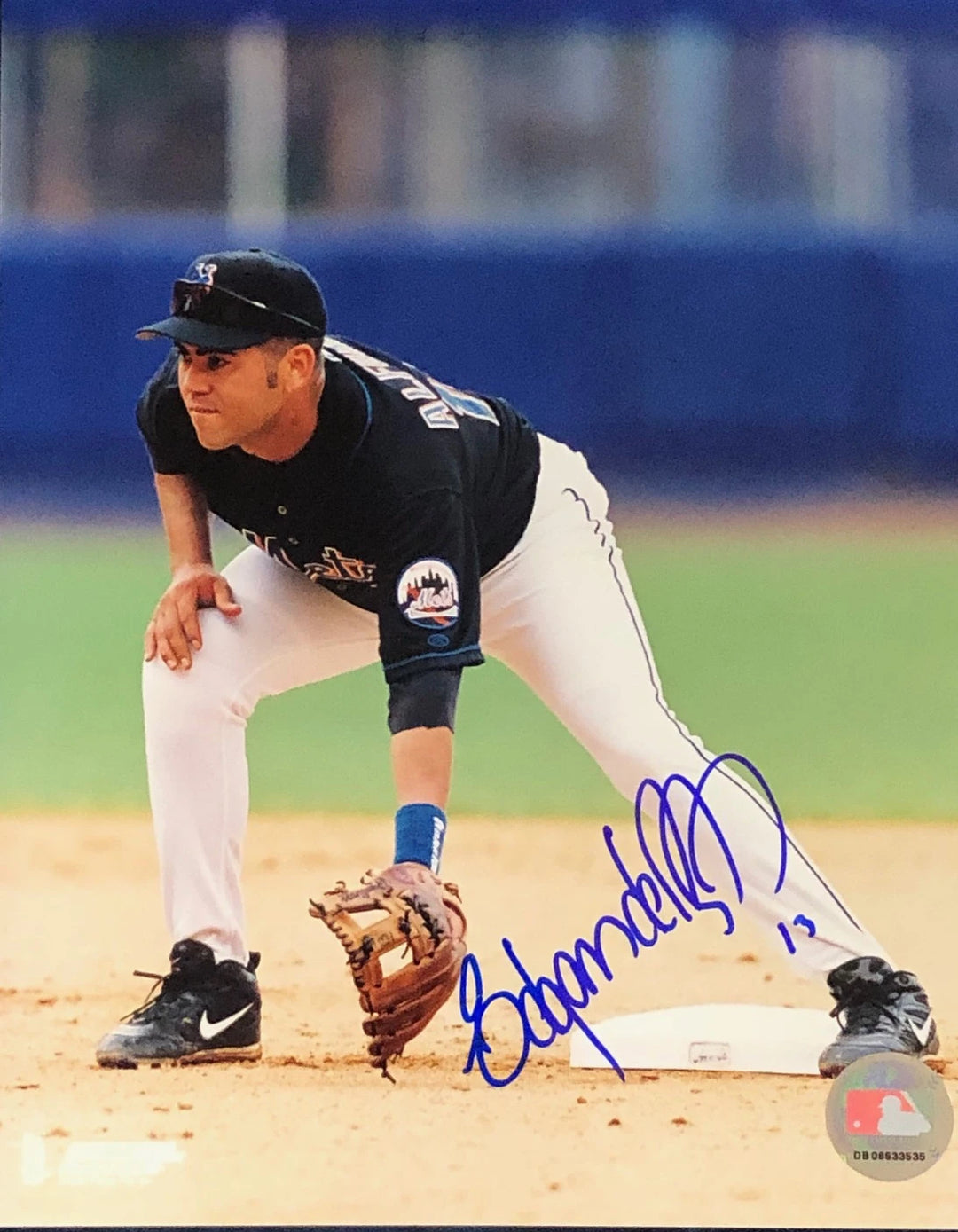 Edgar Alfonzo Autographed 8x10 Photo Image 1