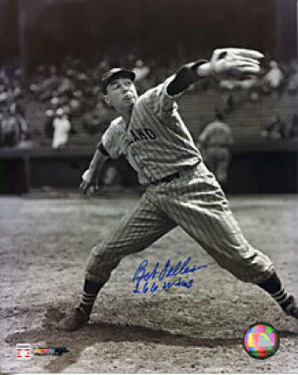 Bob Feller Autographed/Signed 8x10 Photo Image 1