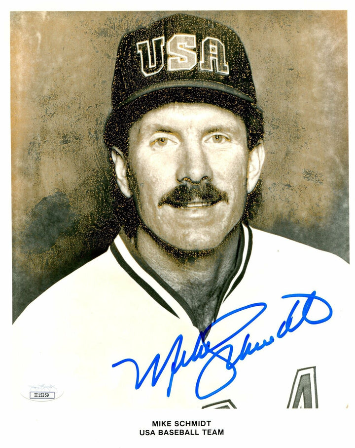 Mike Schmidt Autographed 8x10 Photo (JSA) Image 2