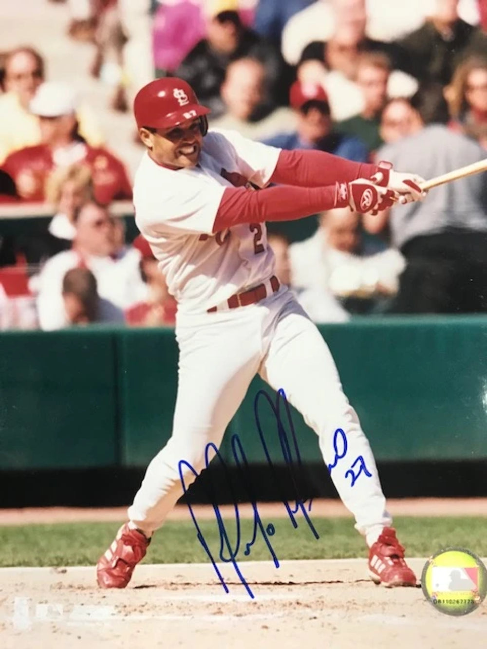 Placido Polanco Autographed Baseball 8x10 Image 2