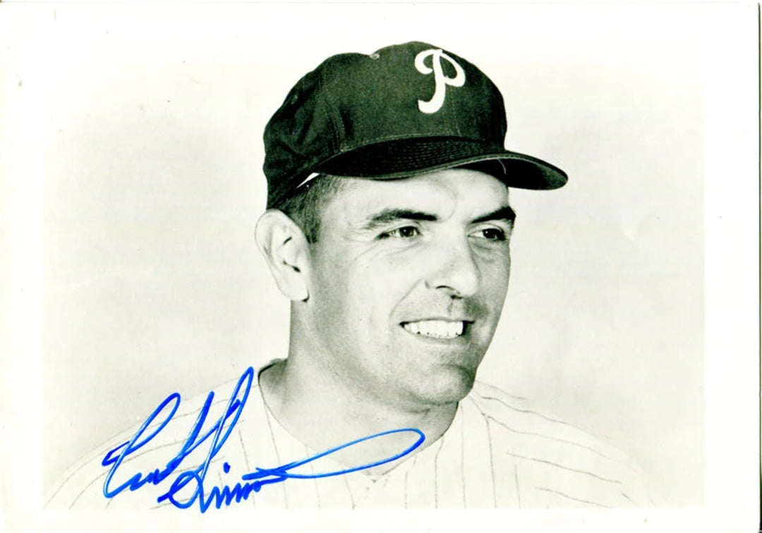 Curt Simmons Autographed 4x6 Photo Image 1