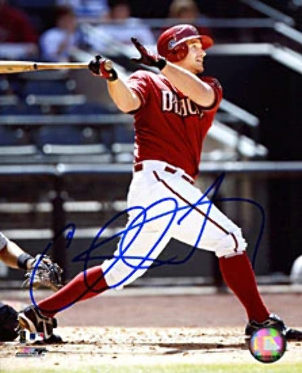 Chad Tracy Autographed / Signed Hitting 8x10 Photo Image 1