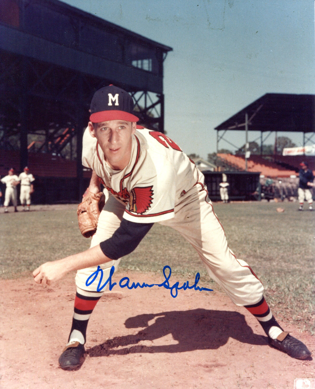 Warren Spahn Autographed 8x10 Photo Image 2