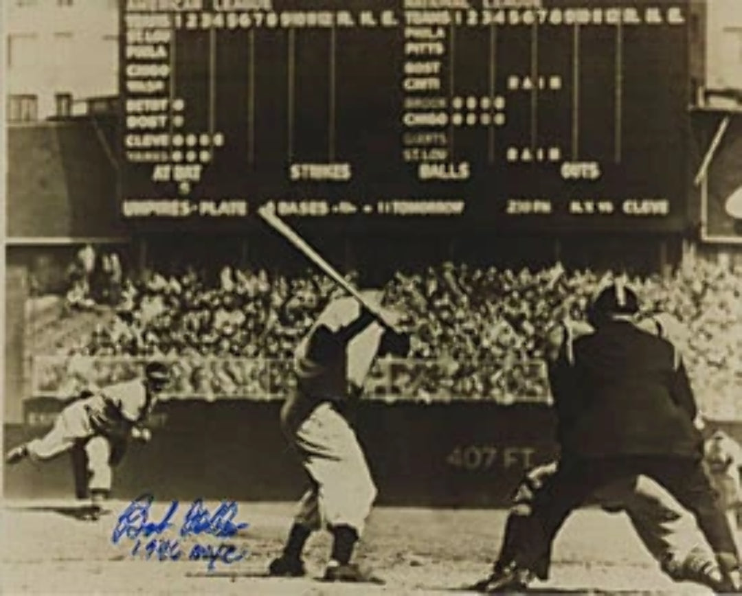 Bob Feller Autographed/Signed 8x10 Photo Image 2