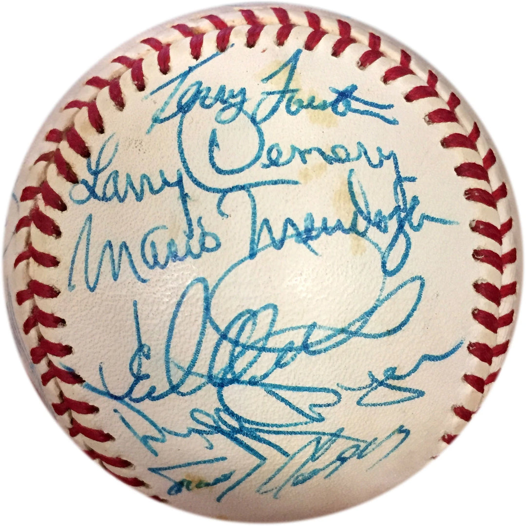 1977 Pittsburgh Pirates Autographed Baseball Image 3