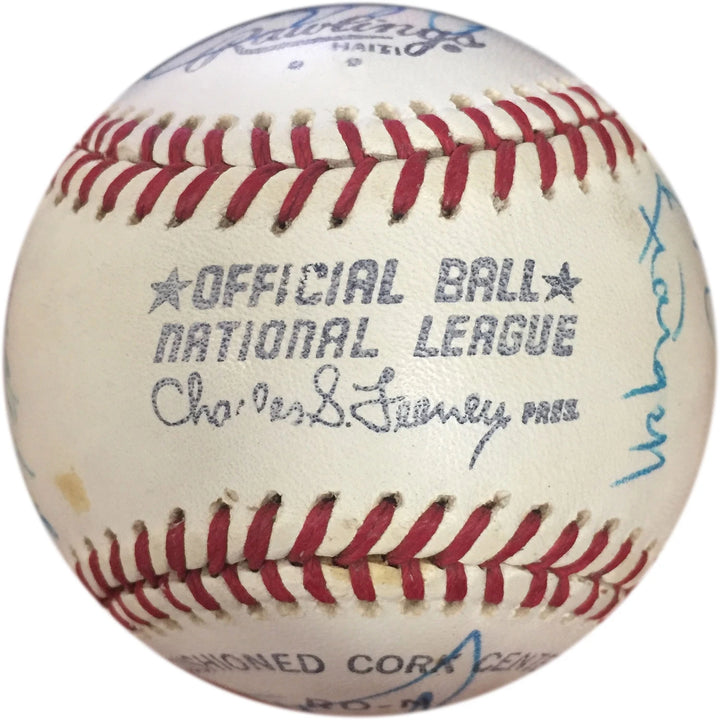 1977 Pittsburgh Pirates Autographed Baseball Image 7