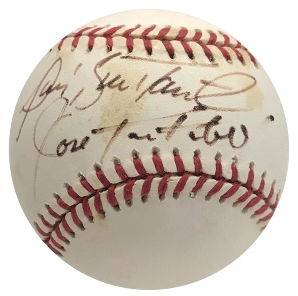 Jose & Danny Tartabull Autographed Official American League Baseball Image 1