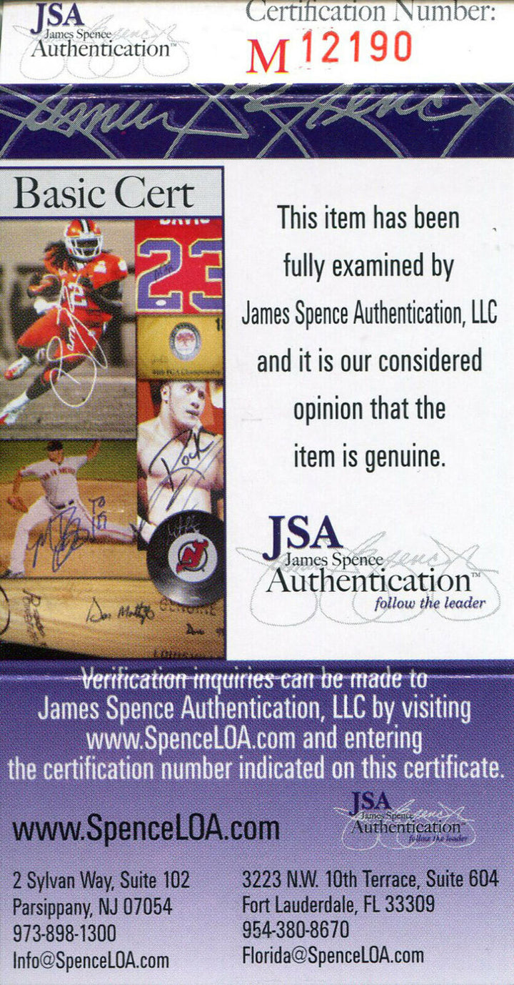 Rollie Sheldon Autographed Multi Inscribed Baseball (JSA) Image 5