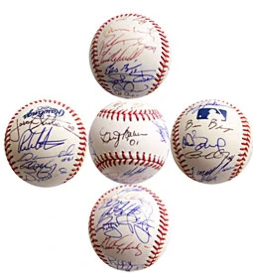 2001 San Francisco Autographed /Signed Team Baseball Image 1