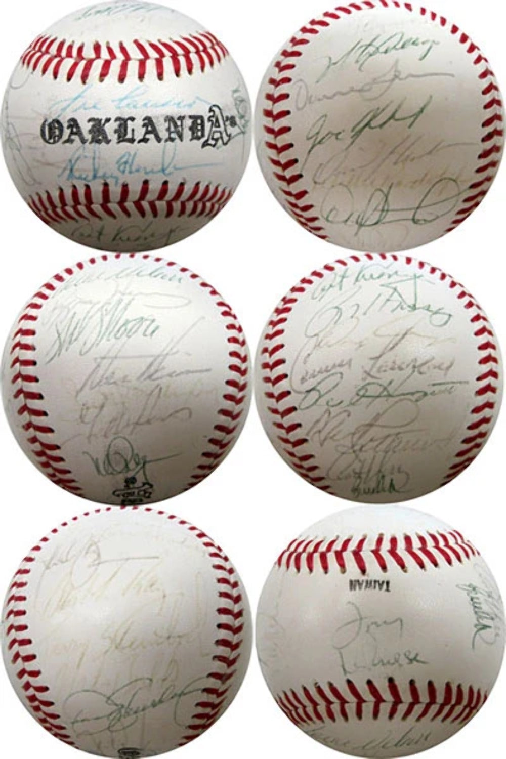 1990 Oakland Athletics Autographed / Signed Baseball Image 1