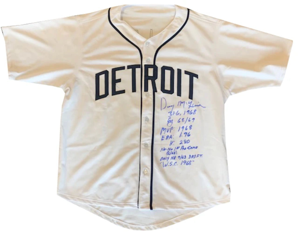 Denny McLain Signed Baseball Tigers 31-6 - 1968 - COA JSA - Memorabilia  Expert