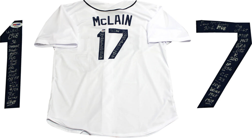 Framed Denny Mclain Autographed Signed Inscribed Detroit Tigers Jersey –  MVP Authentics