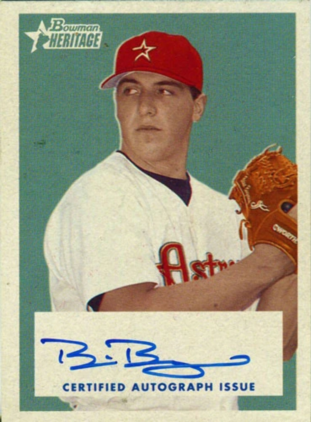 Brian Bogusevic Autographed 2006 Topps Card Image 1