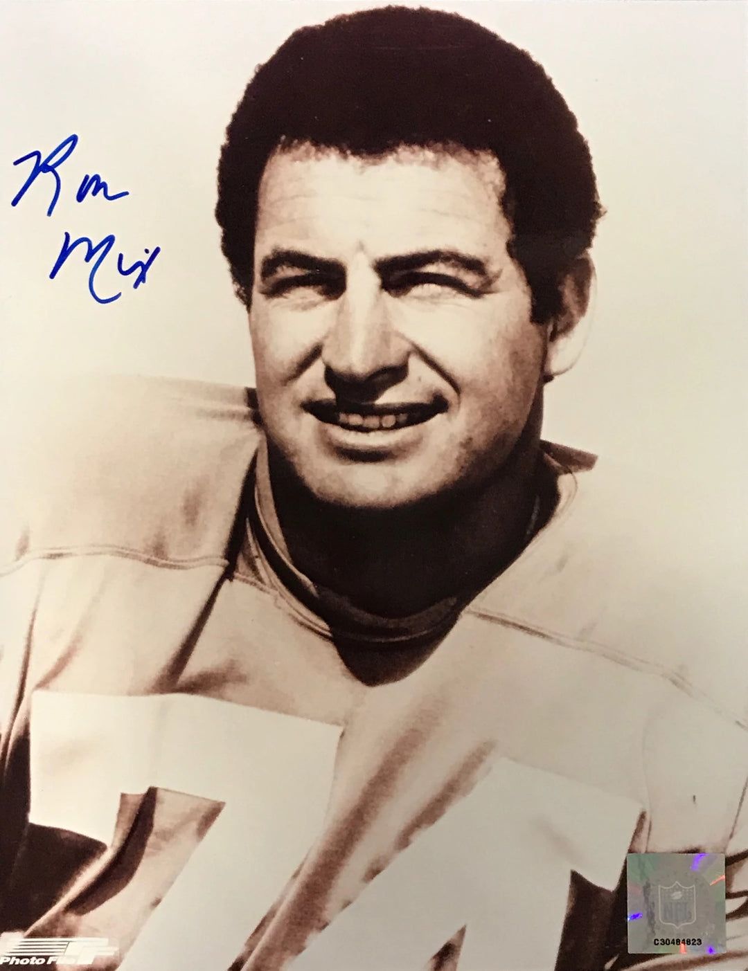 Ron Mix Autographed 8x10 Photo Los Angeles Chargers Image 1