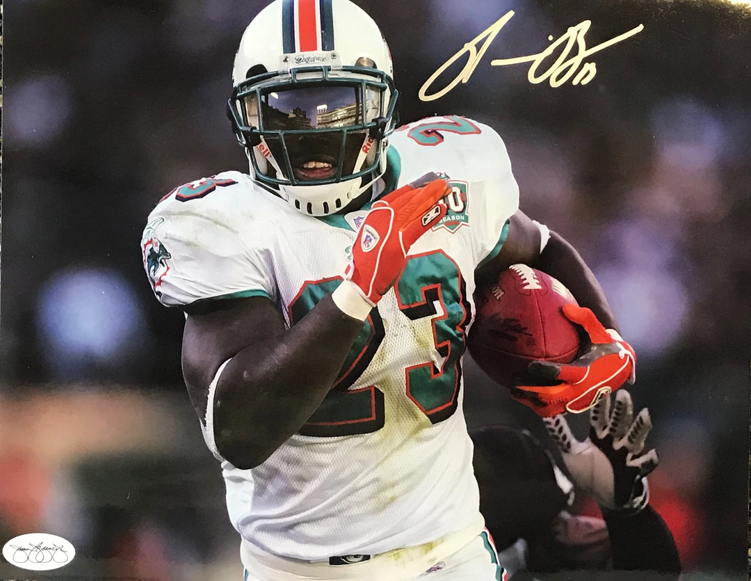 Ronnie Brown Autographed 8x10 Football Photo (JSA) Image 1