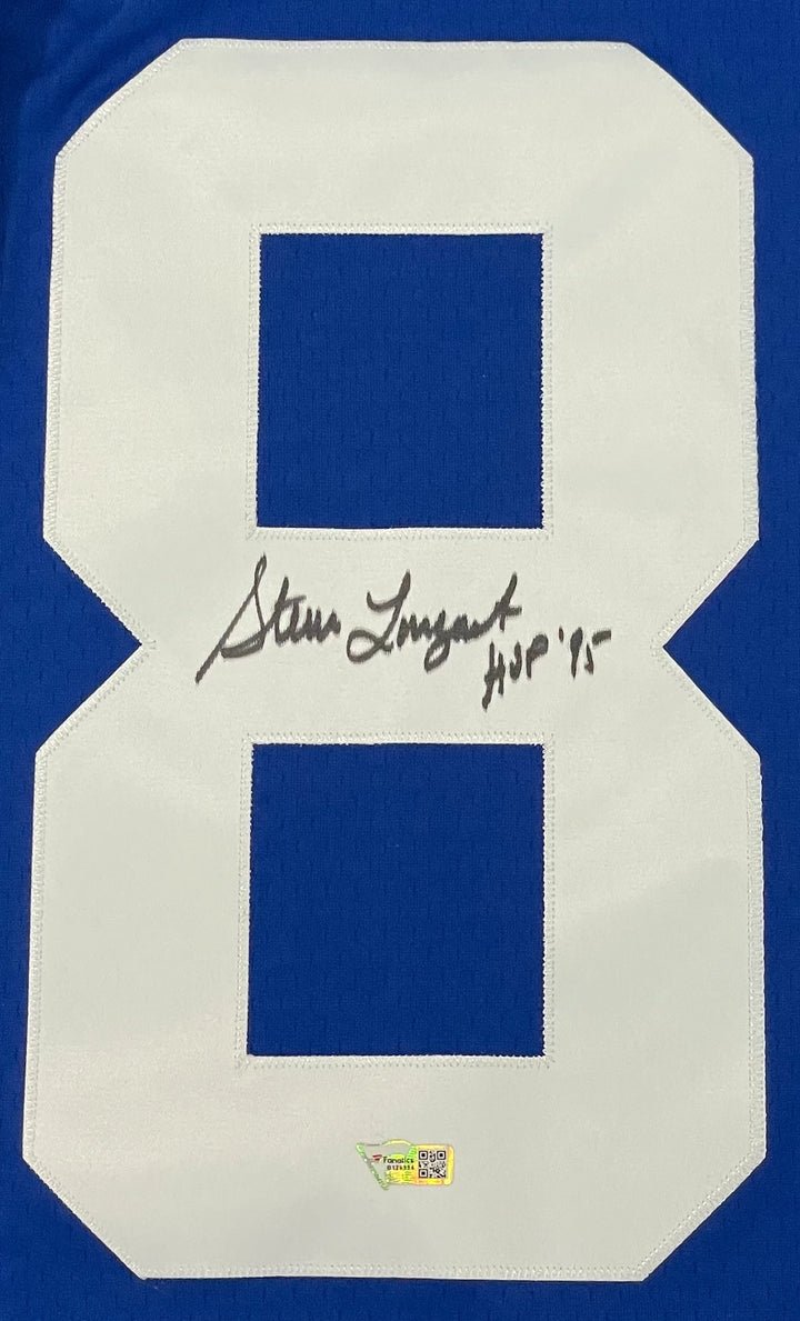 Steve Largent "HOF 95" Autographed Seattle Seahawks Authentic Jersey (Fanatics) Image 2